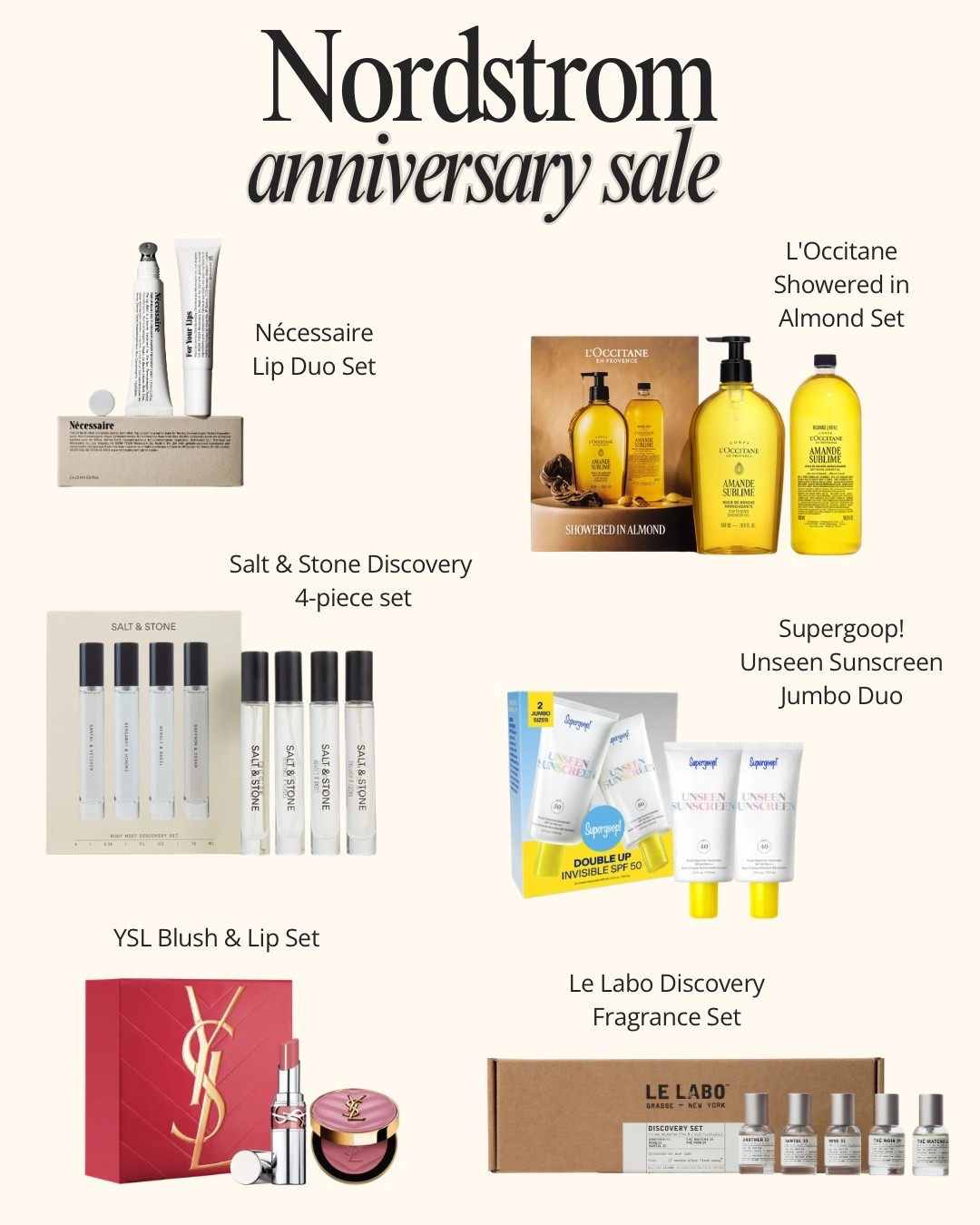The Nordstrom Anniversary Sale is where I stock up on beauty favorites and try a few new finds. 🤍 

These are the sets I think are actually worth grabbing before they sell out—amazing value on products I use and love, from skincare and fragrance to SPF and makeup.

#nsale

#LTKOver40 #LTKBeauty