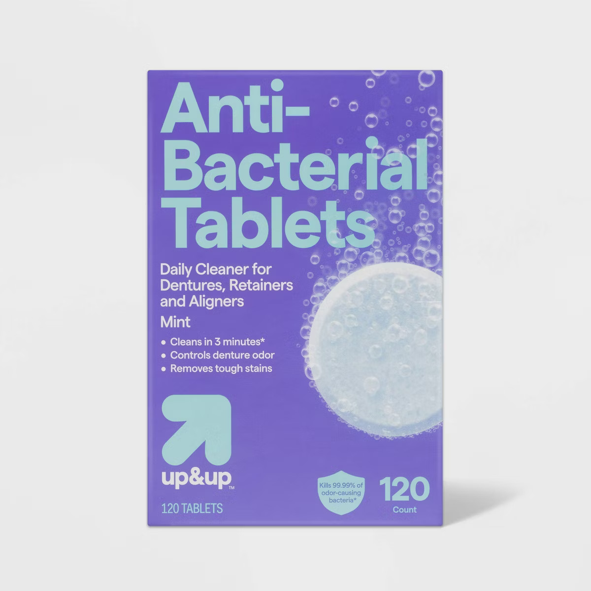 Denture and Retainer Tablets - Mint - 120ct - up&up™ | Target