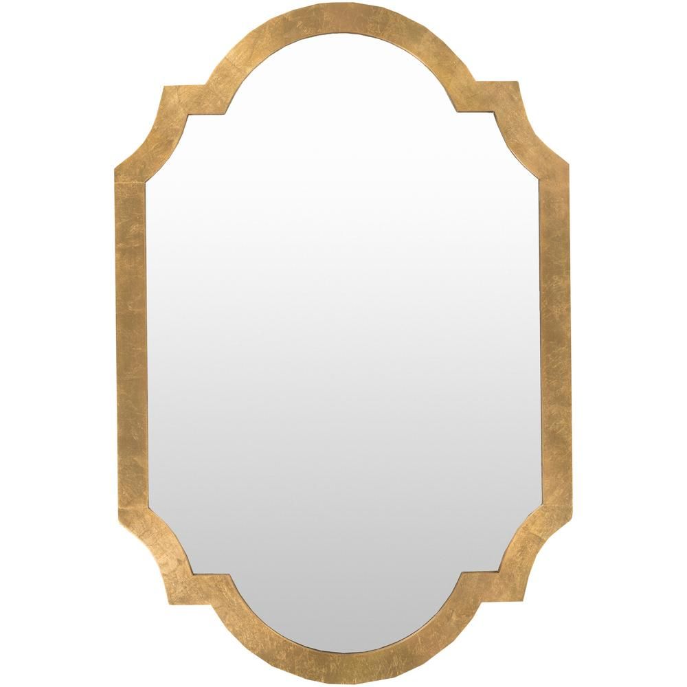 Morley 30 in. x 45 in. Contemporary Framed Mirror | The Home Depot