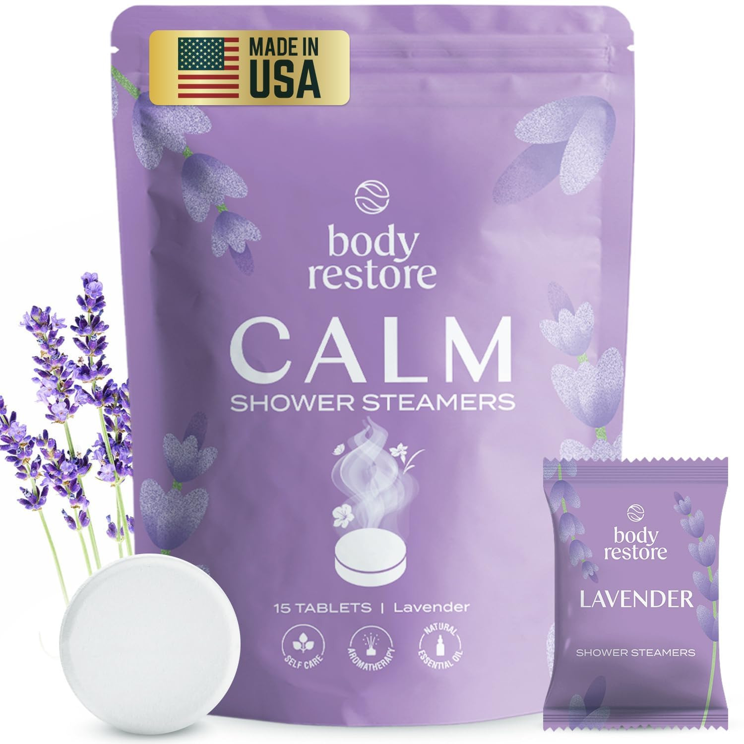 Body Restore Shower Steamers Aromatherapy 15 Pack - Easter Basket Stuffers, Relaxation Birthday G... | Amazon (US)