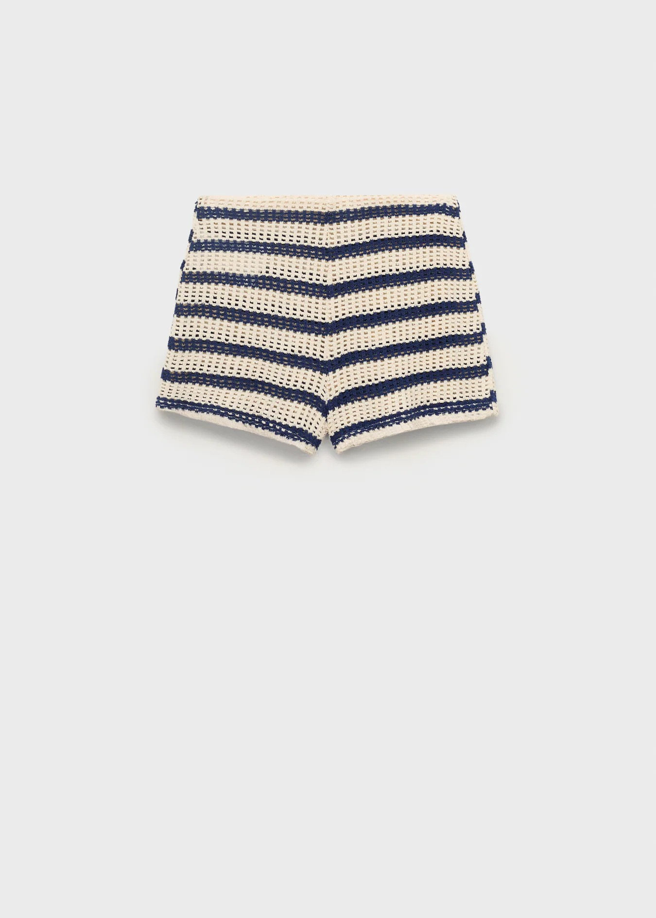 Striped crochet shorts | Mango (US/MX/AU)