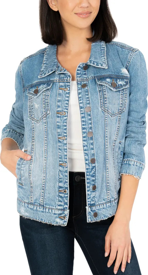 Emma Boyfriend Denim Trucker JacketKUT FROM THE KLOTHPrice$92.00FREE SHIPPING Get a $40 Bonus No... | Nordstrom