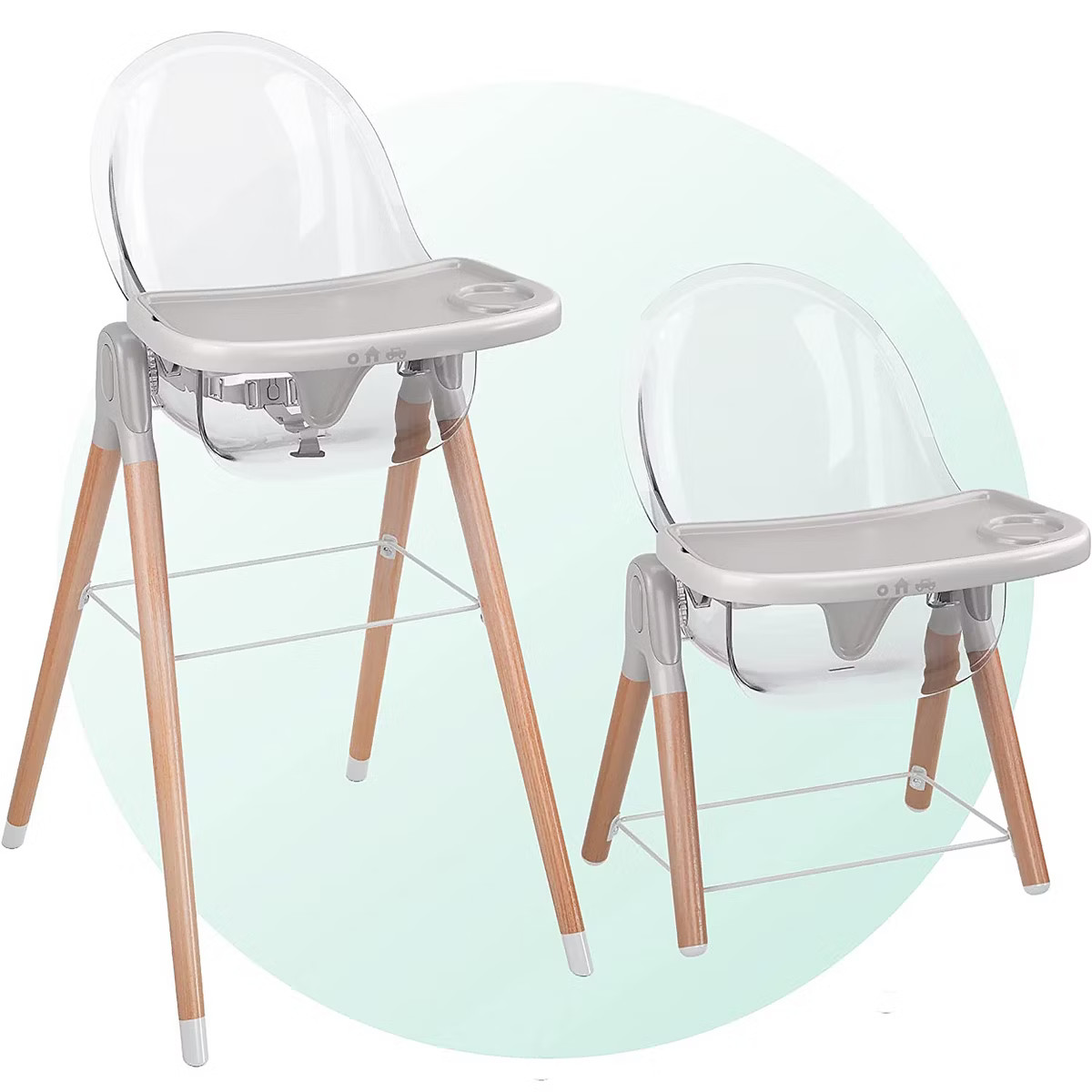 Children of Design Adjustable 6-in-1 Wooden Classic High Chair for Babies & Toddlers | Target