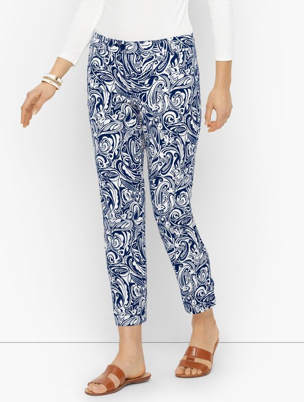 Perfect Crops - Paisley - Curvy Fit | Talbots