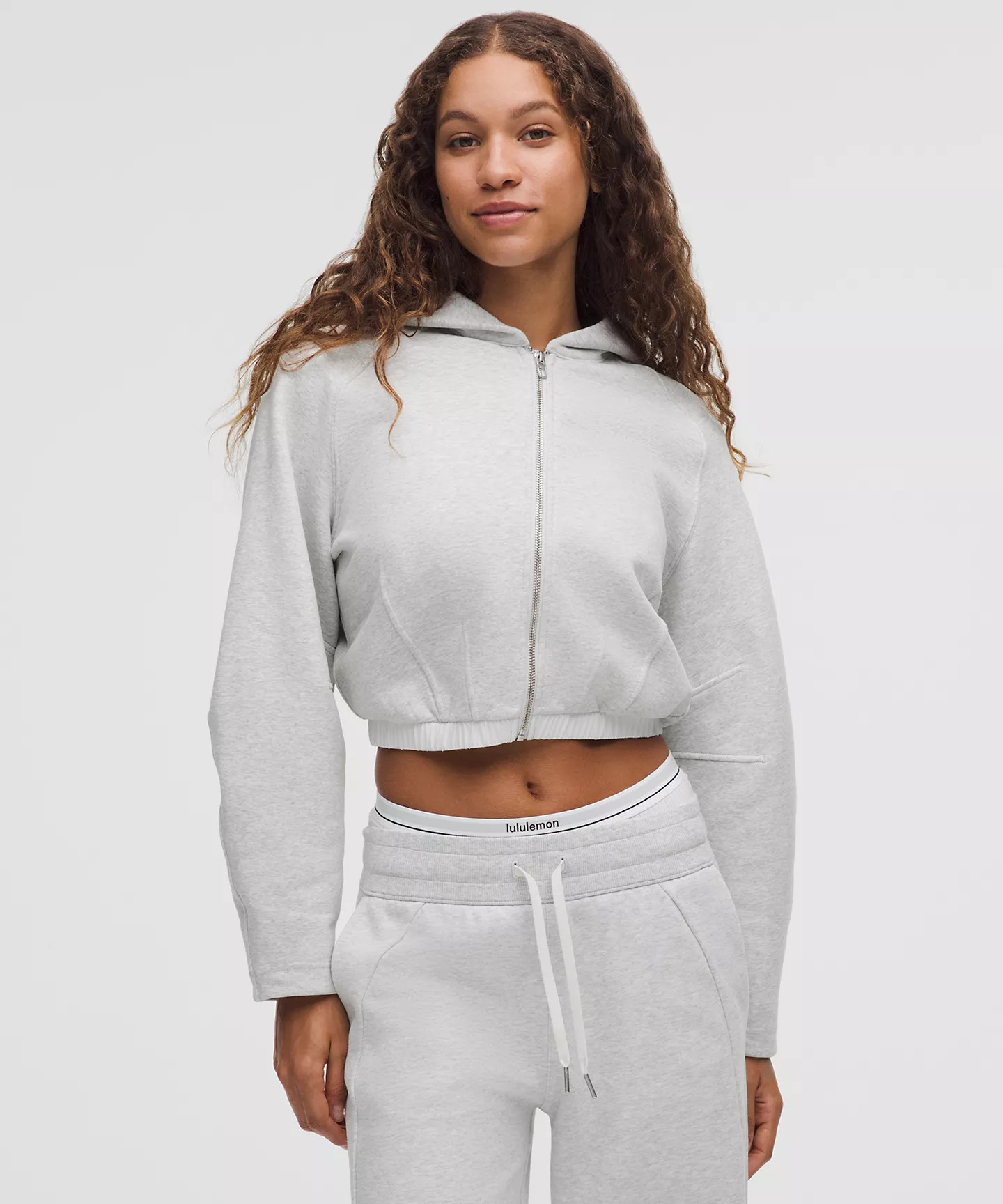Smooth Spacer Cropped Hoodie *Emboss | Women's Hoodies & Sweatshirts | lululemon | Lululemon (US)