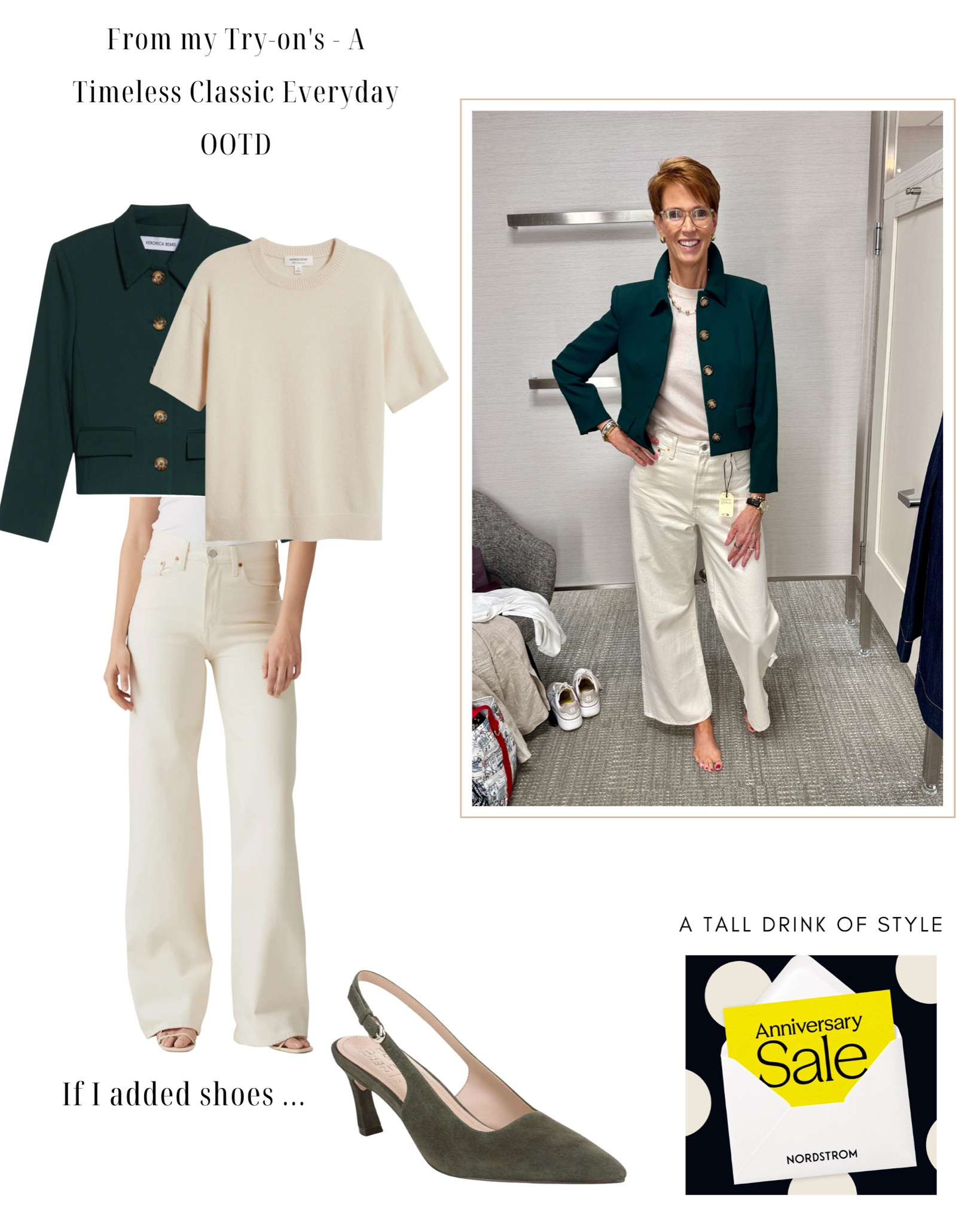 From my Nordstrom anniversary sale  Try On’s - a timeless classic ootd

#LTKSaleAlert #LTKootd #LTKOver40