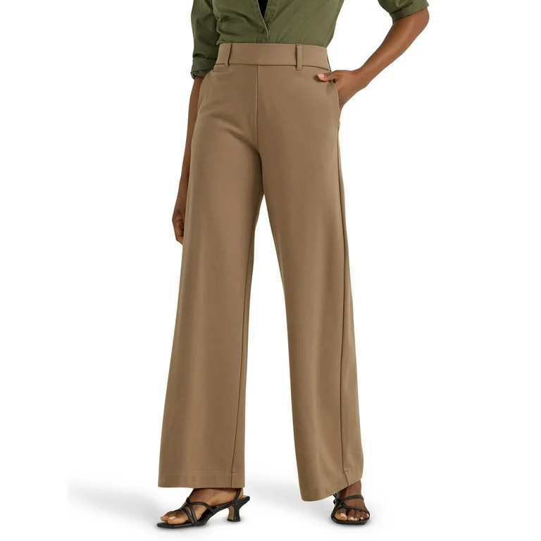 Lee® Women's Pull-On Comfort Waist A-Line Knit Pant | Walmart (US)