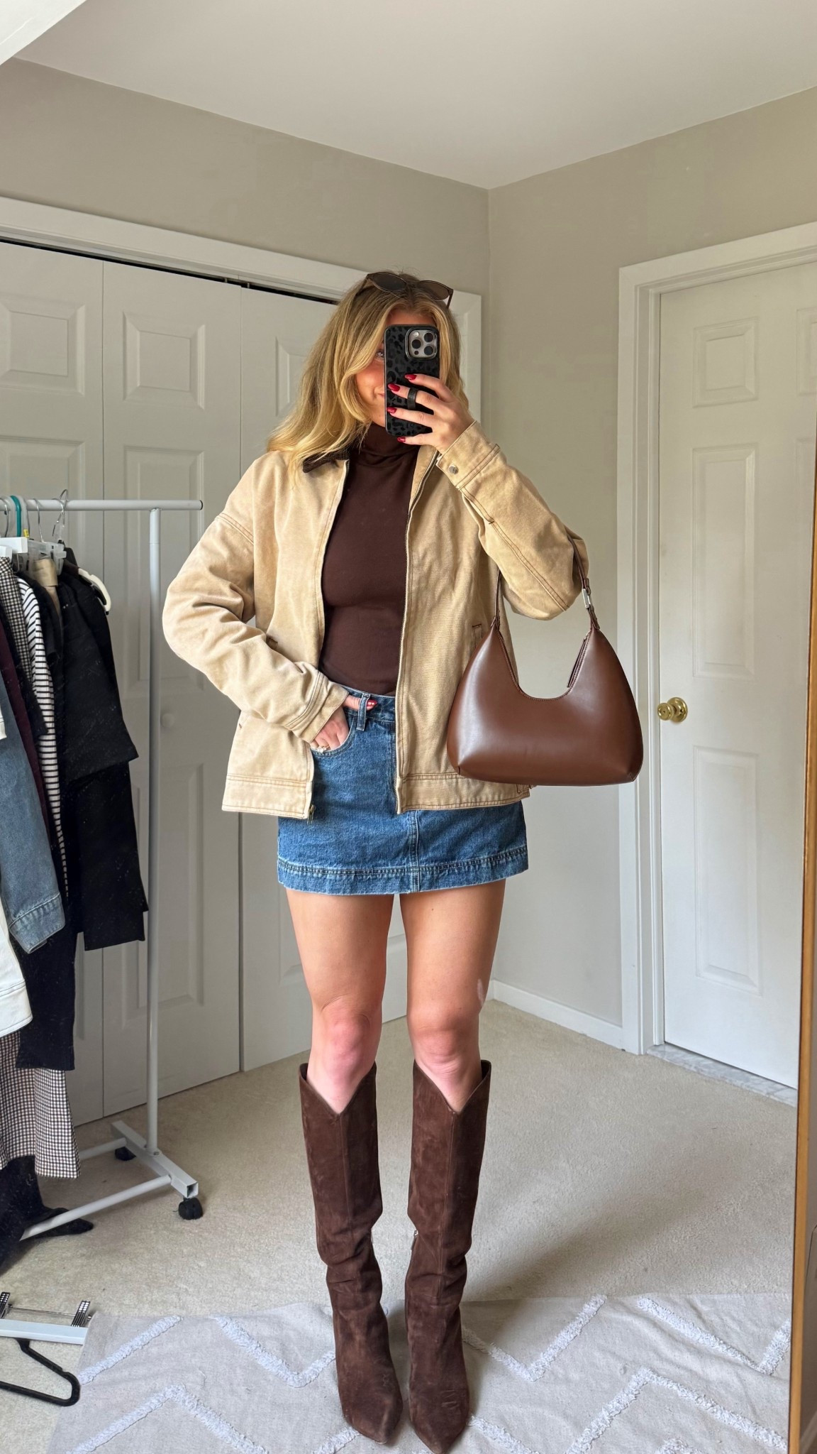 Fall outfit inspo #barnjacket #casualoutfits 

#LTKFindsUnder100 #LTKSeasonal