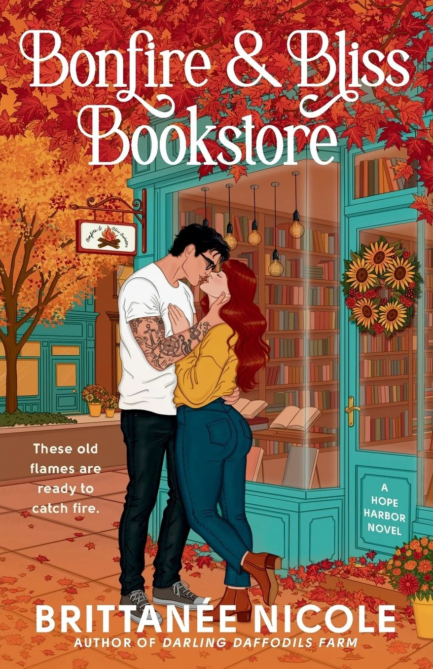 Bonfire and Bliss Bookstore (A Hope Harbor Novel): A Cozy Fall Romance | Barnes & Noble