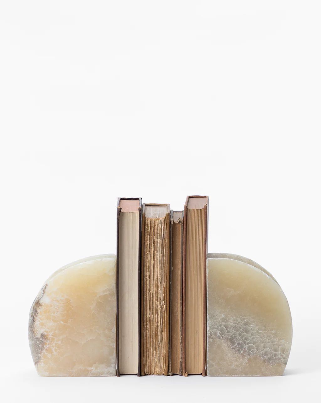 Rounded Onyx Bookends (Set of 2) | McGee & Co.