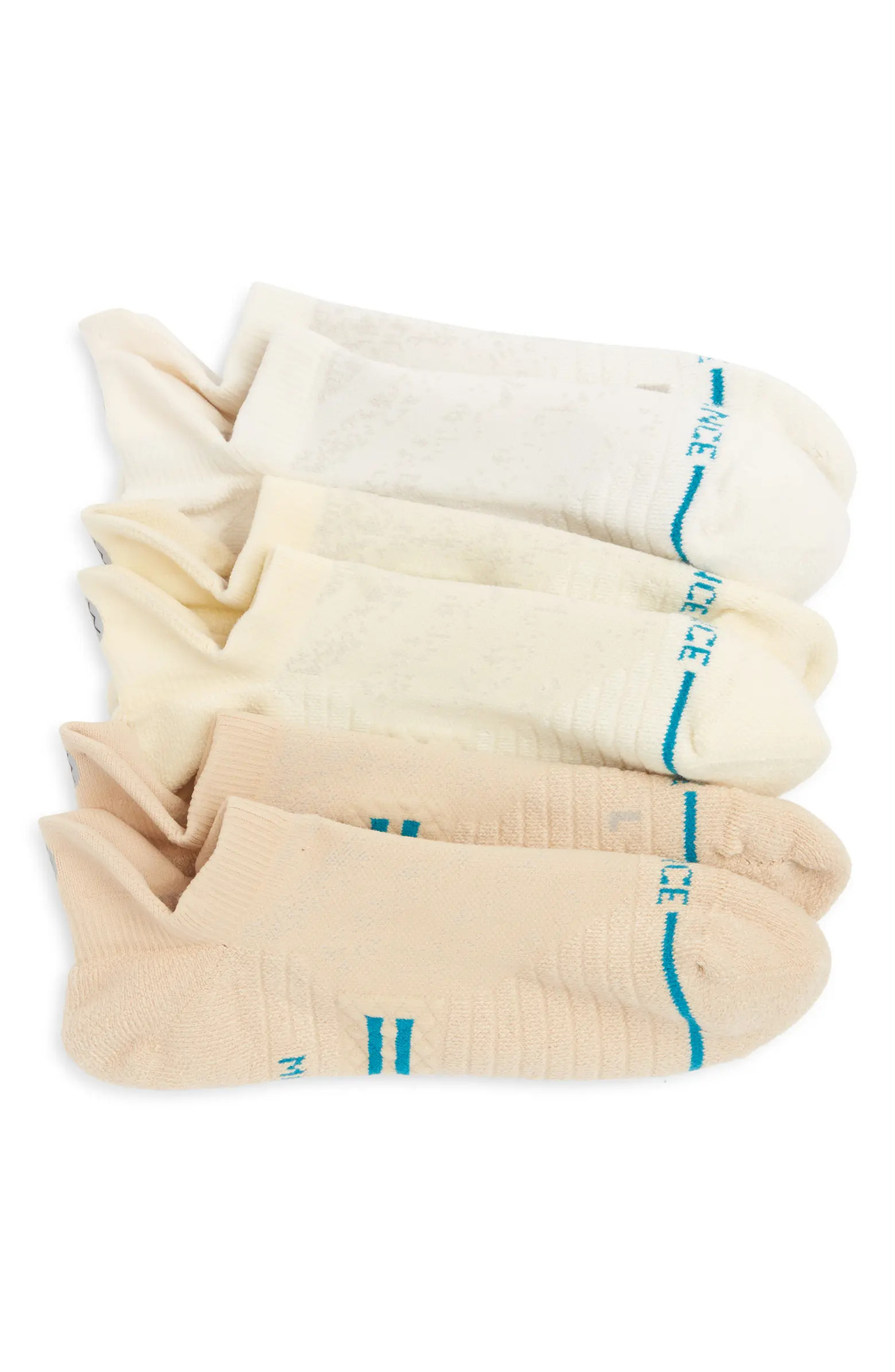 3-Pack Assorted Athletic Tab Back Socks | Nordstrom
