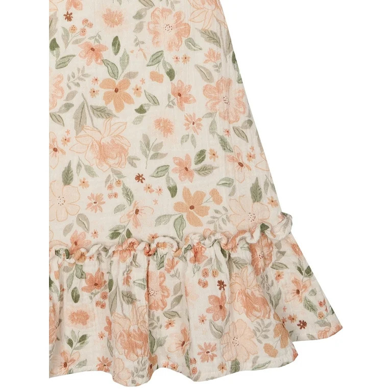 Modern Moments by Gerber Toddler Girl Dress with Ruffles, Sizes 12M-5T | Walmart (US)