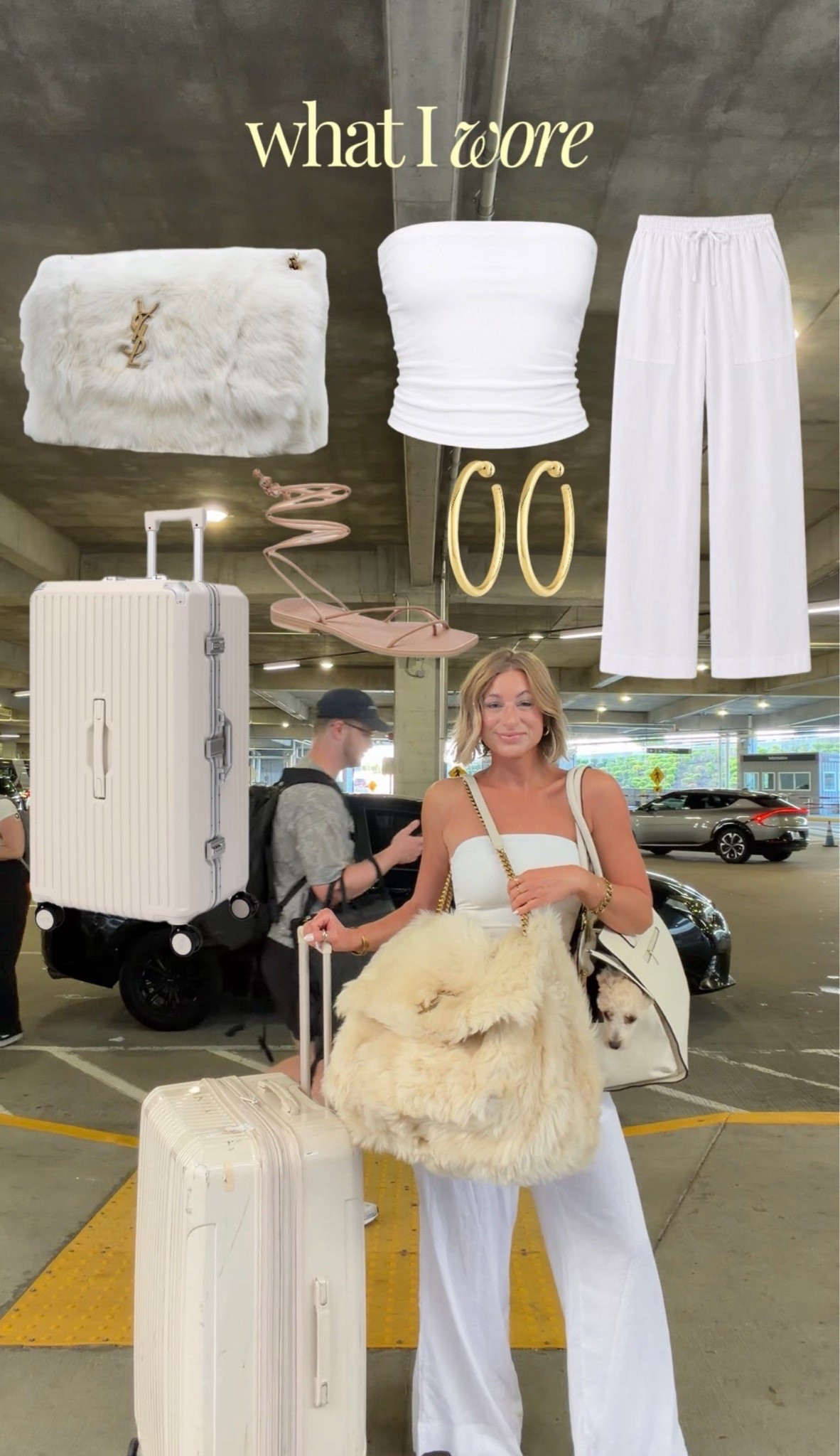 My trip to cape cod, what I wore on my travel day with my toy poodle 🤍🤍