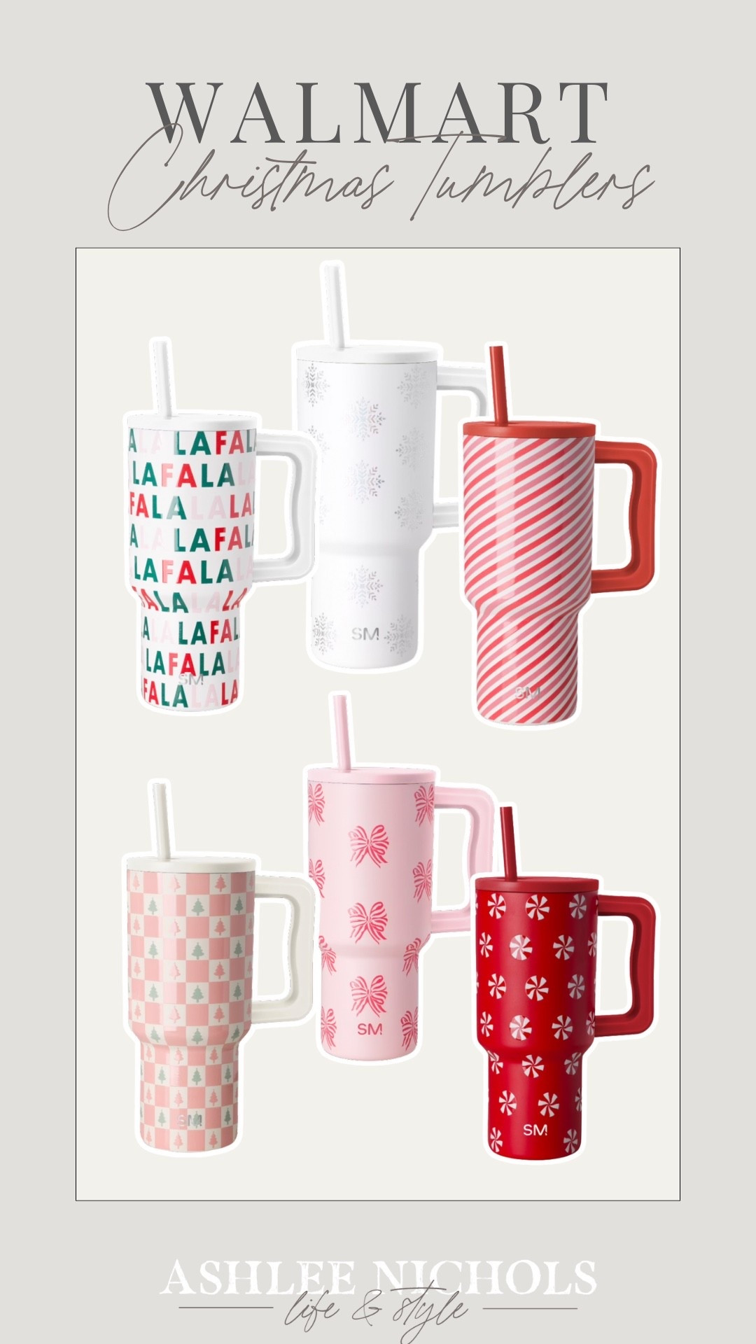 Walmart Christmas tumbler cups!

Water bottle, bow cup, holiday cup 

#LTKHoliday #LTKStyleTip #LTKSeasonal