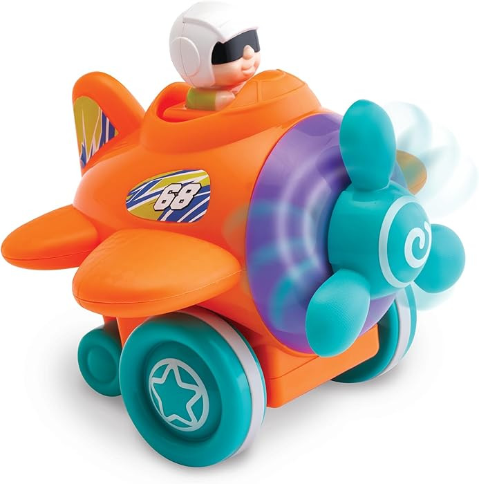 Kidoozie Press 'n Zoom Plane Ages 12 Months +, Toddler, Vehicle, Fine Motor Skills and Visual Dev... | Amazon (US)