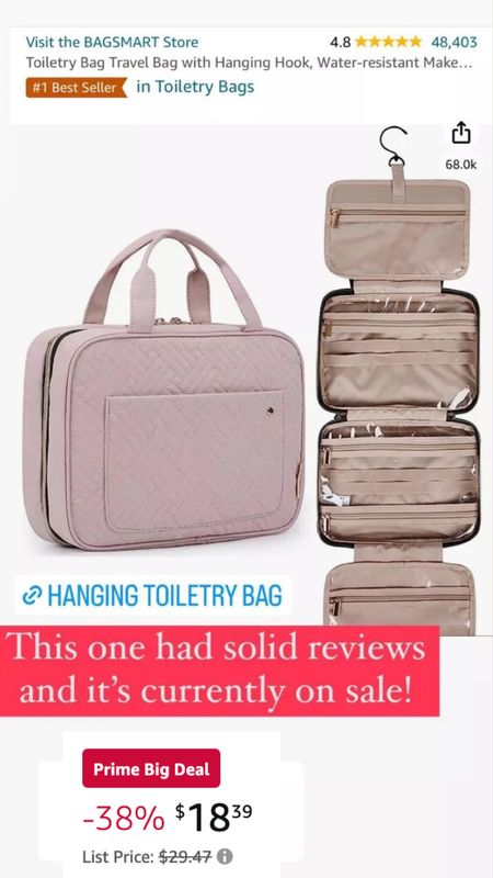 The hanging to low try bag I have and recently brought with me to Canada is 38% off for Prime Day! Folds up and has a zipper enclosure for easy packing. Makes packing for a family trip that much more organized and convenient 👌

#LTKfindsunder50 #LTKxPrime #LTKtravel