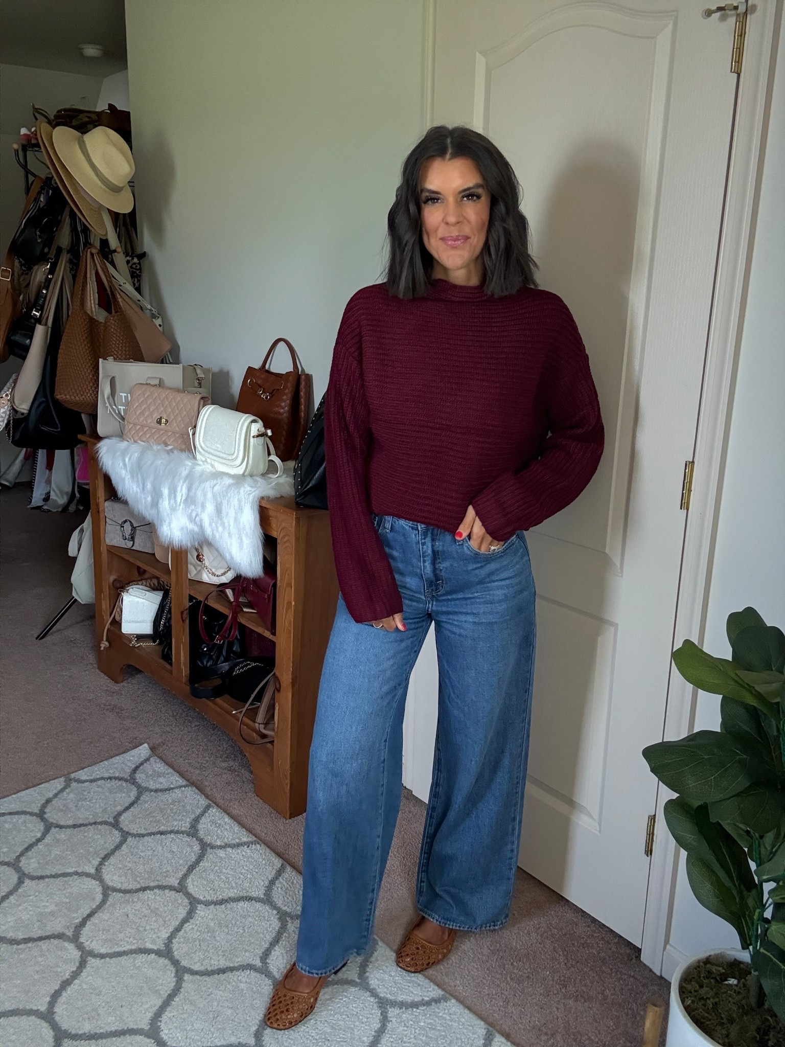 Size 26 in jeans Size small in sweater

#LTKSeasonal #LTKFindsUnder100