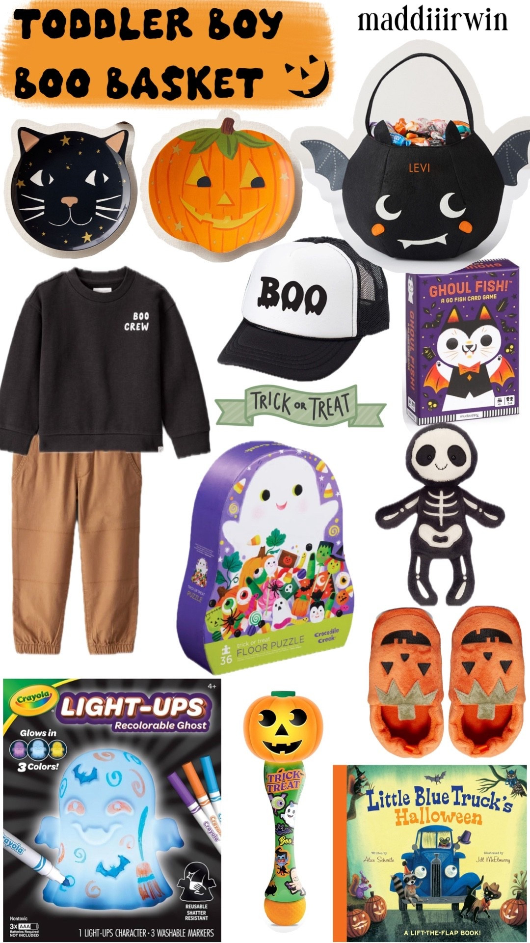 Boo Basket for boys! 
Trying to find a good balance of spooky & baby since Levi is still so small. I can’t wait to see him experience this Halloween! 

#LTKKids #LTKSeasonal #LTKSaleAlert