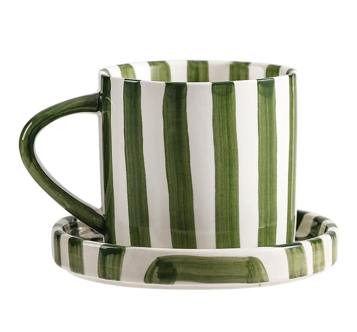 Amazon find 8 Oz Coffee Mug Large Espresso Cups With Saucer 

#LTKHome