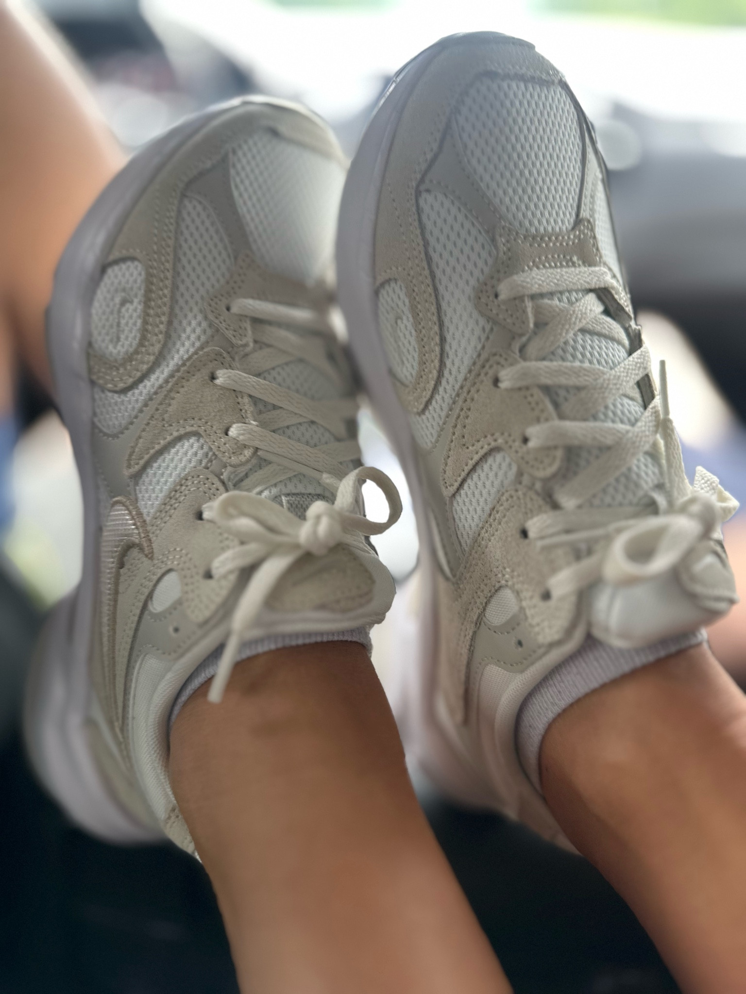 Most comfortable shoes for an all day wear!  Wore these all day at an amusement park in the heat 
With tennis shoes I size up a 1/2 size bc of preference. Wearing an 8.5

#LTKTravel #LTKShoeCrush #LTKFindsUnder100