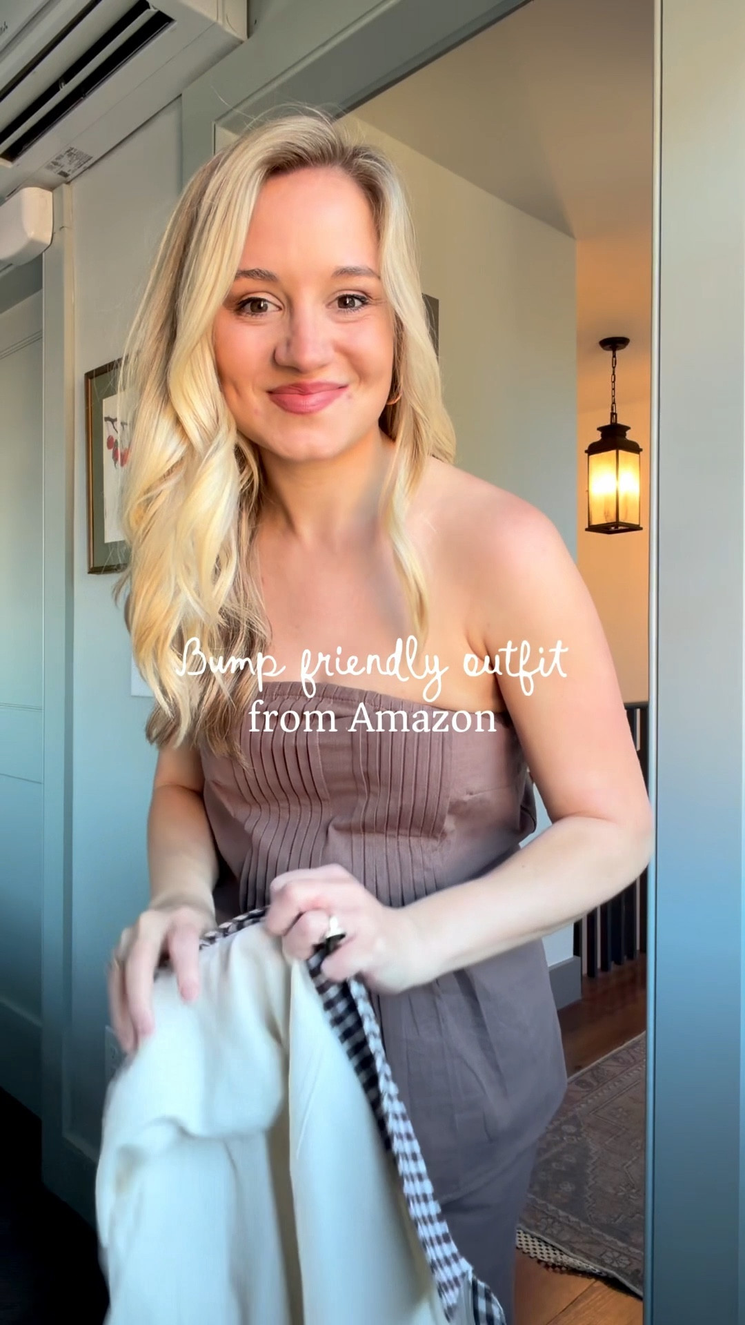 Bump friendly outfit for spring! Love this set from Amazon - it’s so flattering and great for pregnancy or if you aren’t pregnant! Such a great find 🤎

* I sized up to a medium!

#LTKootd #LTKdayinmylife #LTKBump