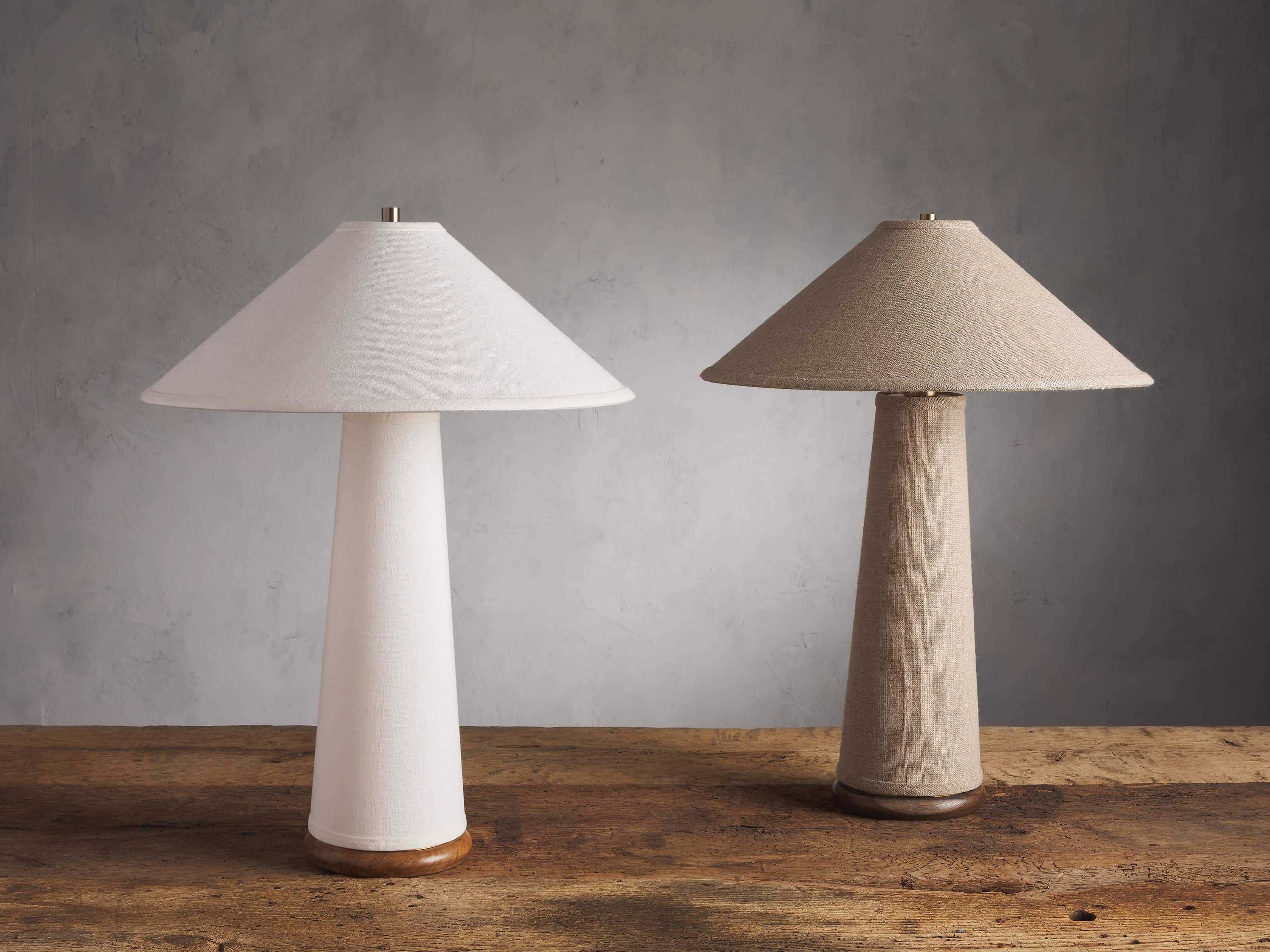 Ombra White Table Lamp | Arhaus