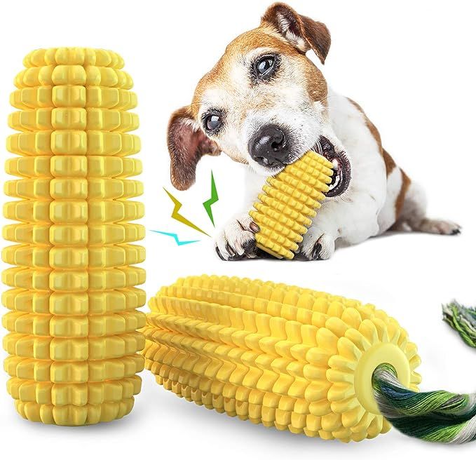 Carllg Dog Chew Toys for Aggressive Chewers, Indestructible Tough Durable Squeaky Interactive Dog... | Amazon (US)