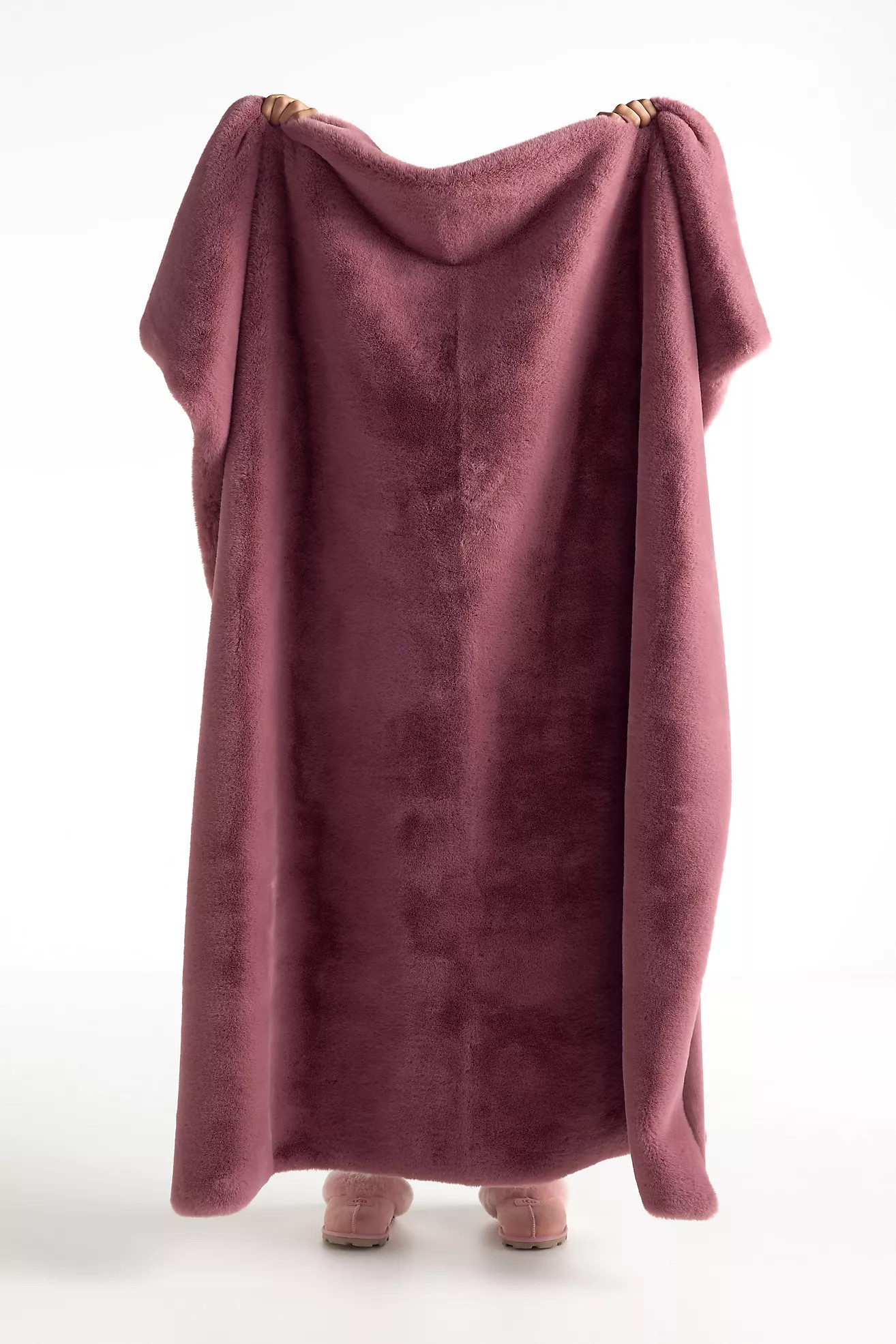 The Sophie Faux Fur Throw Blanket | Anthropologie (US)