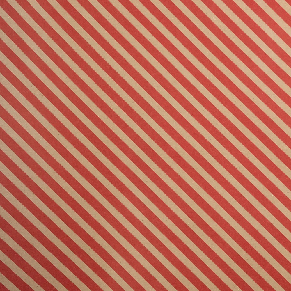 JAM Paper Christmas Brown Kraft & Red Stripe Wrapping Paper, 25 Sq. ft., 1/Pack | Walmart (US)
