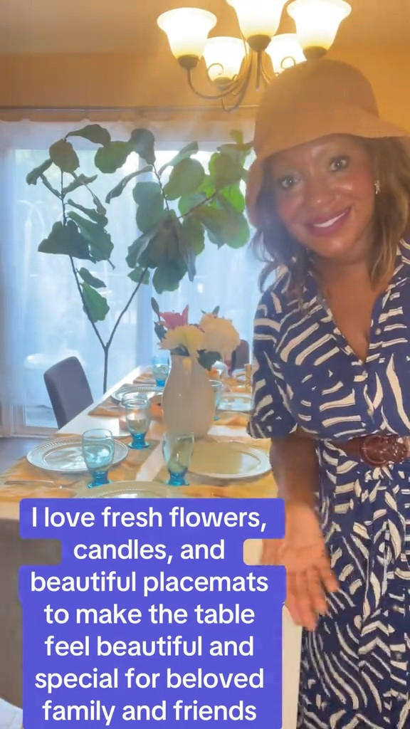 Mother’s Day Tablescape Ideas🌸 Perfect for brunch or your next spring or summer gathering. I love fresh flowers, candles and beautiful placemats to make any event feel special with beloved family and friends. #tablescape

#LTKParties #LTKSeasonal #LTKFamily