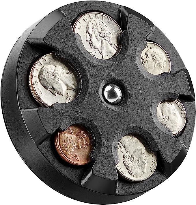 JOYTUTUS Coin Holder, Portable Coin Change Organizer, Universal Coin Storage Coin Holder for Car,... | Amazon (US)