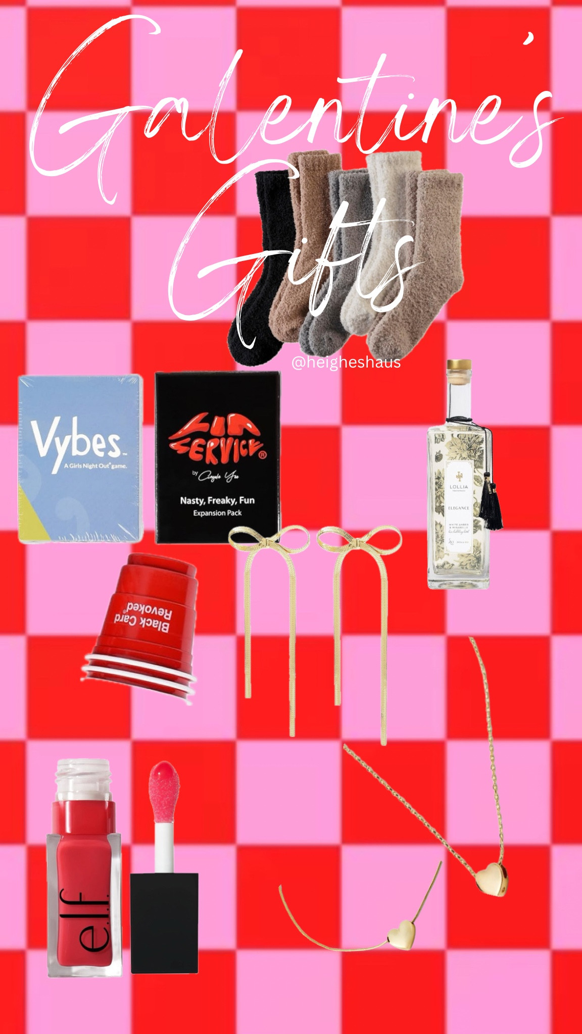 Fun Galentine’s gifts!!! Earring, necklace, socks, lip oil, bubble bath, spicy games!

#LTKbeauty #LTKparties #LTKGiftGuide