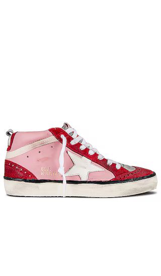 Mid Star Sneaker in Antique Pink, Red, & White | Revolve Clothing (Global)