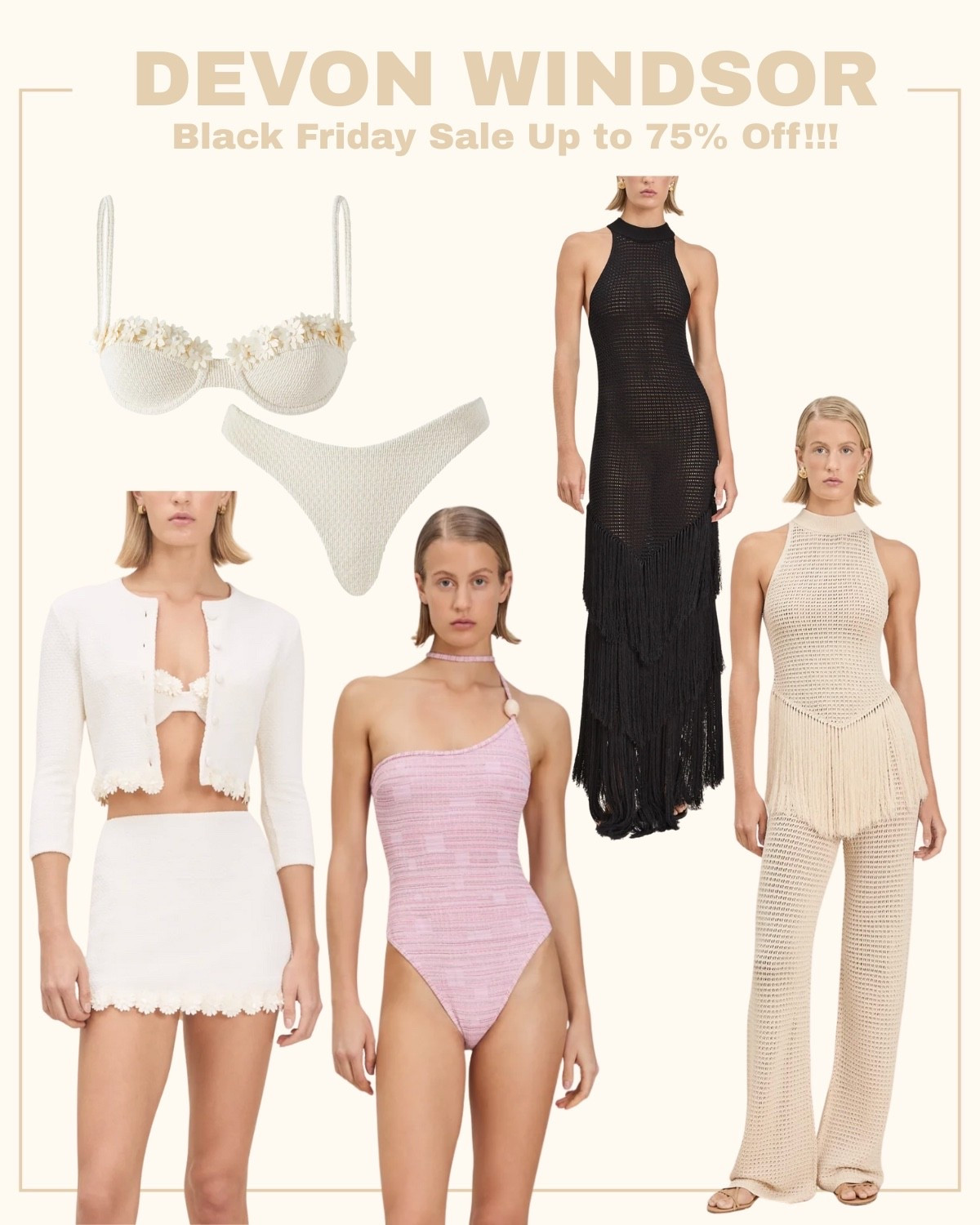 Black Friday is here and the Devon Windsor sale is too good to miss 🤍
Chic, minimal, elevated pieces — all up to 75% off.

#LTKSaleAlert #LTKCyberWeek #LTKGiftGuide