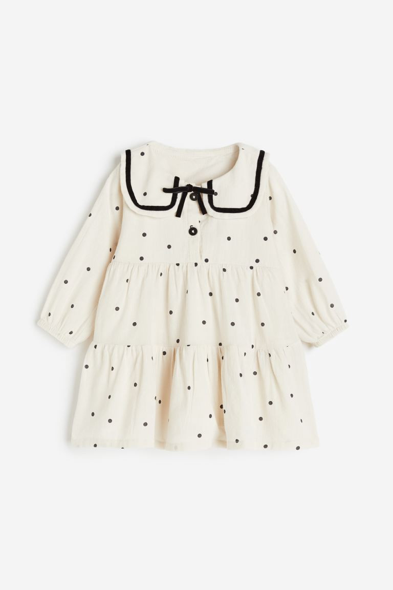 Cotton Dress with Collar | H&M (US + CA)