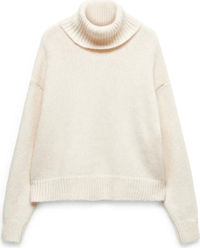 MANGO Oversize Turtleneck Sweater | Nordstrom | Nordstrom