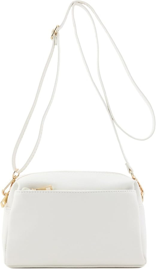 Triple Zip Small Crossbody Bag | Amazon (US)