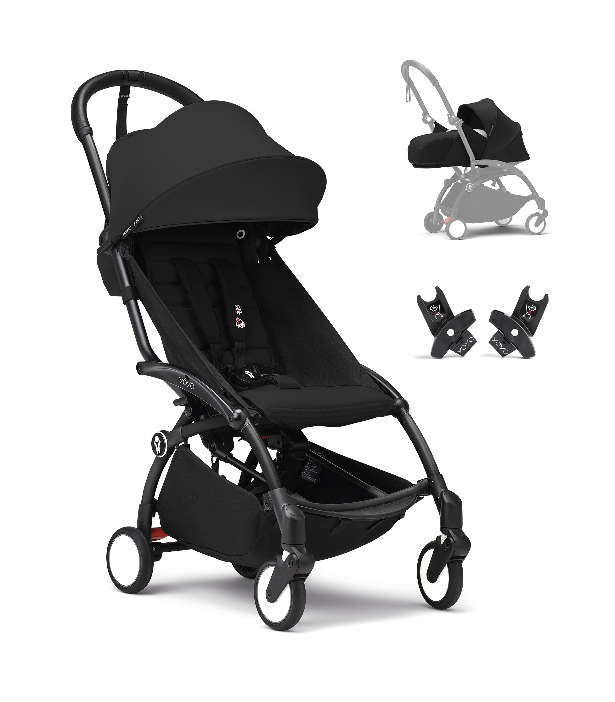 Stokke® YOYO³ from newborn to toddler - Black | Stokke
