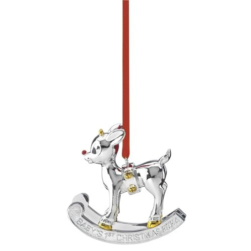 Lenox 895757 2024 Baby's 1st Christmas Tree Ornamentm Rudolph | Amazon (US)