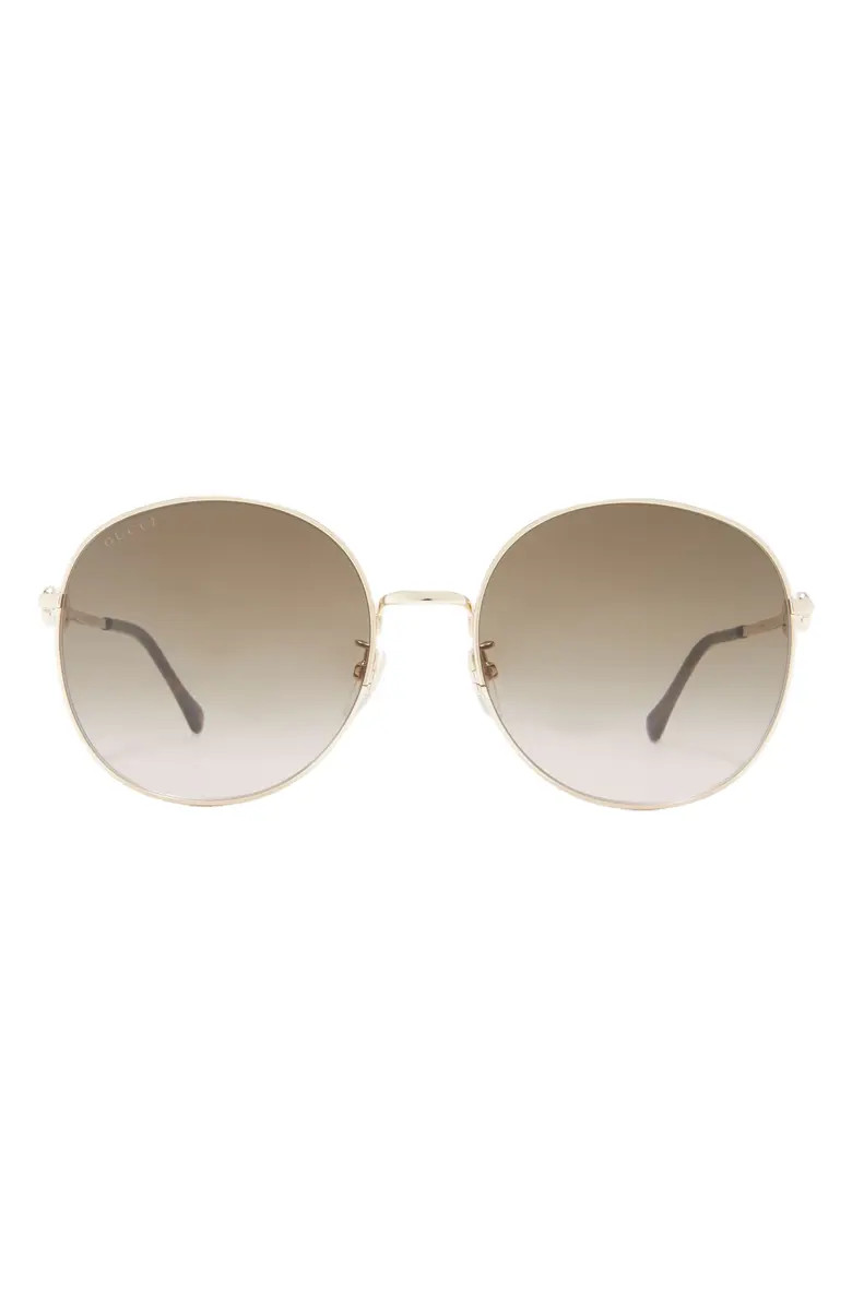 Gucci 59mm Round Sunglasses | Nordstromrack | Nordstrom Rack
