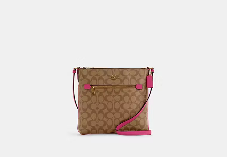 Rowan File Bag In Signature Canvas | Coach Outlet US