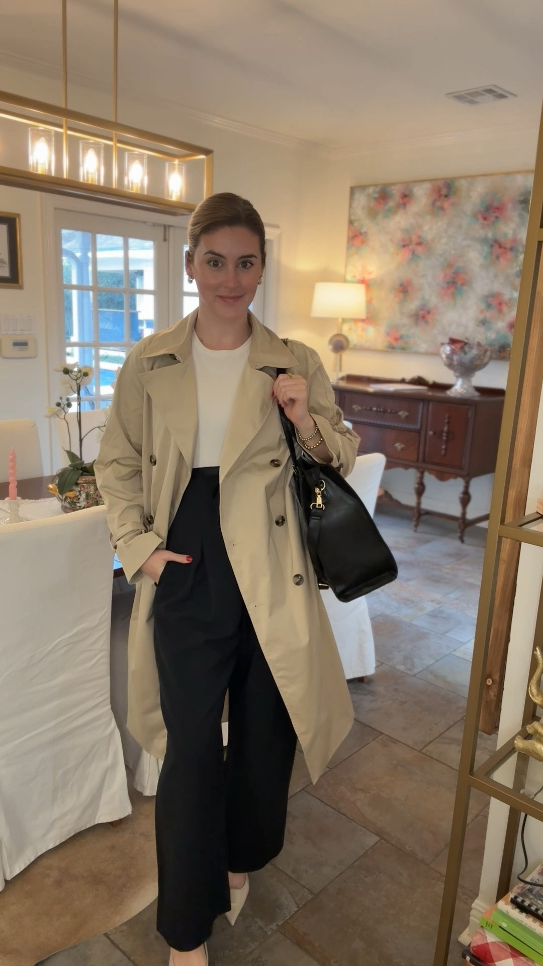 These pants are everything! Loving the corset style trouser and I think all of my pants need to be this way now. Paired with a super simple top and kitten heels, my new favorite trench coat and the most functional work tote I own. This bag is shockingly reasonable and it’s one of the most organized bags I have! 

#LTKStyleTip #LTKWorkwear #LTKFindsUnder100