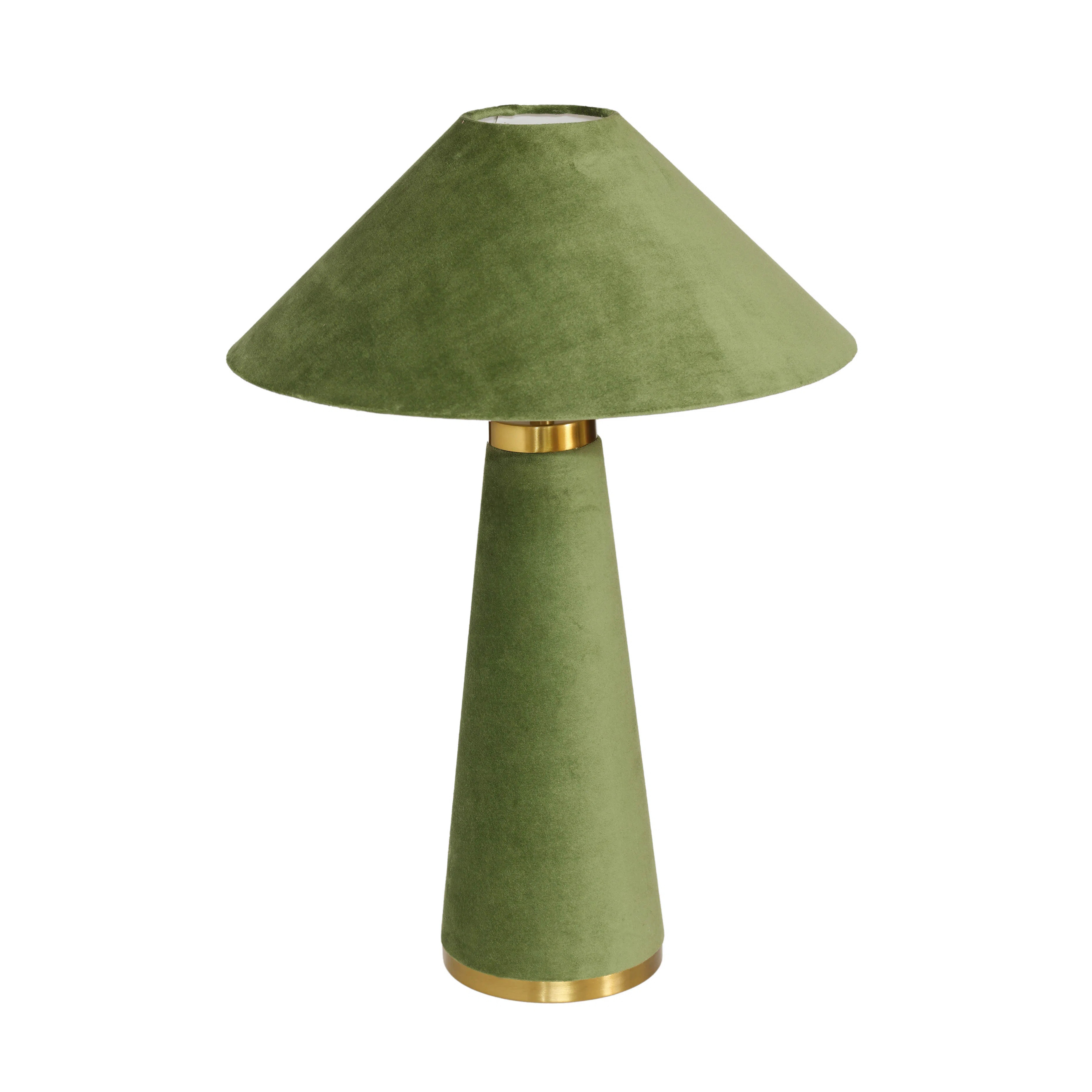 Graham Terracotta Velvet Table Lamp | Wayfair North America