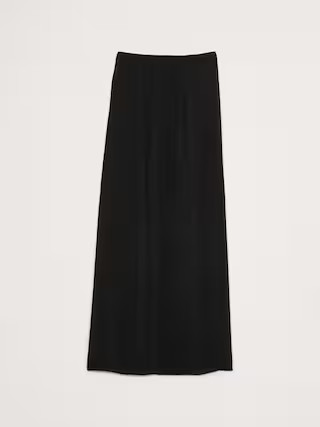 Stretch-Crepe Drape Front Maxi Skirt | Banana Republic (US)