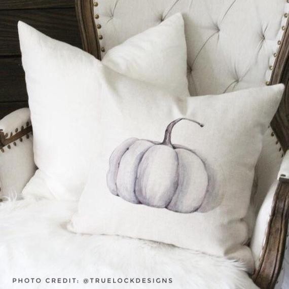 Fall Pillow Cover - Pumpkin Pillow Cover - Fall Decor - Watercolor Pumpkin Pillow Cover - Autumn Dec | Etsy (US)