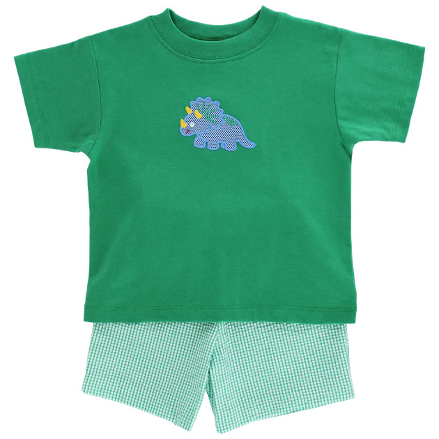 Dashing Dino - Boys Short Set | The Bailey Boys, inc