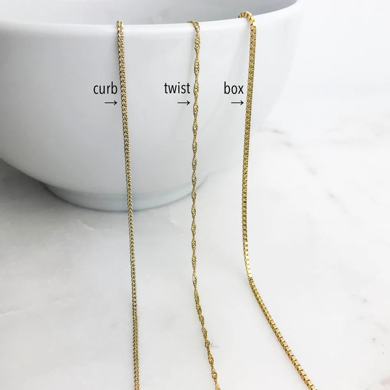 Gold Initial Letter Pendant Necklace Square Alphabet | Etsy | Etsy (US)