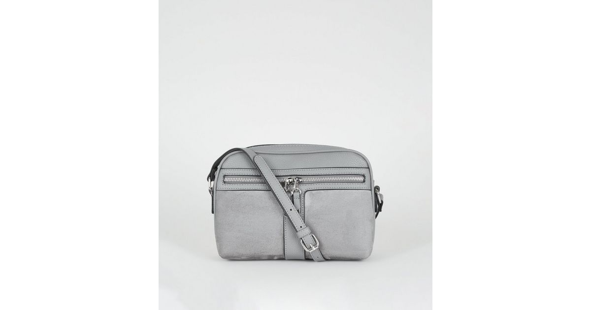 Grey Zip Camera Bag
						
						Add to Saved Items
						Remove from Saved Items | New Look (UK)