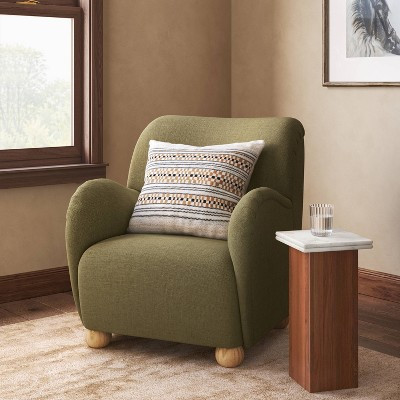 Marble and Wood Drink Table Brown - Threshold™ | Target