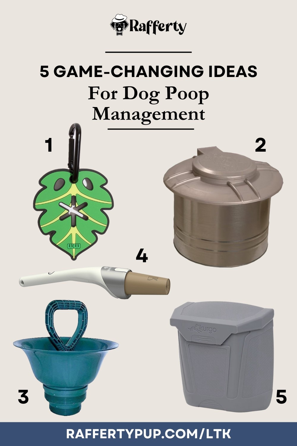 5 Game-Changing Ideas for Dog Poop Management
(You’ll wonder how you ever managed without #5!)

1. Hands-Free Poop Bag Holder for Your Leash
Carry your stinky poop bags hands-free with this holder that attaches right to your leash.

2. Doggie Dooley In-Ground Dog Poop Septic System
Bury this mini septic tank in your yard to make disposal easy! Add water and a Doggie Dooley tablet once a week to break down the poop.

3. Doggie Doo Drain
Invented by a plumbing contractor, the Doggie Doo Drain allows you to tap into your sewer/septic cleanout to dispose of your dog poop just like flushing the toilet.

4. Dirt Devil Dogwalker Poop Scooper
If you really hate picking up poop, you could try this doggy doo vacuum from Dirt Devil. This works best for small and medium sized dogs.

5. Kurgo Dog Poop Dumpster
This is going to change your life. I hate it when there's no trash can and I have to drive home with bags of dog poop steaming up my car. This magnetic dumpster attaches to your tailgate and keeps that stink out of your vehicle! Genius!

.
.
.
.
.
#dog #dogmom #doglover #doggifts #dogs

#LTKFamily #LTKHome #LTKPets